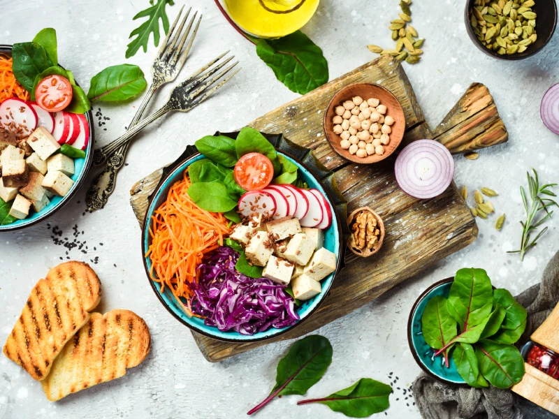 מזון טבעוני בריא יותר