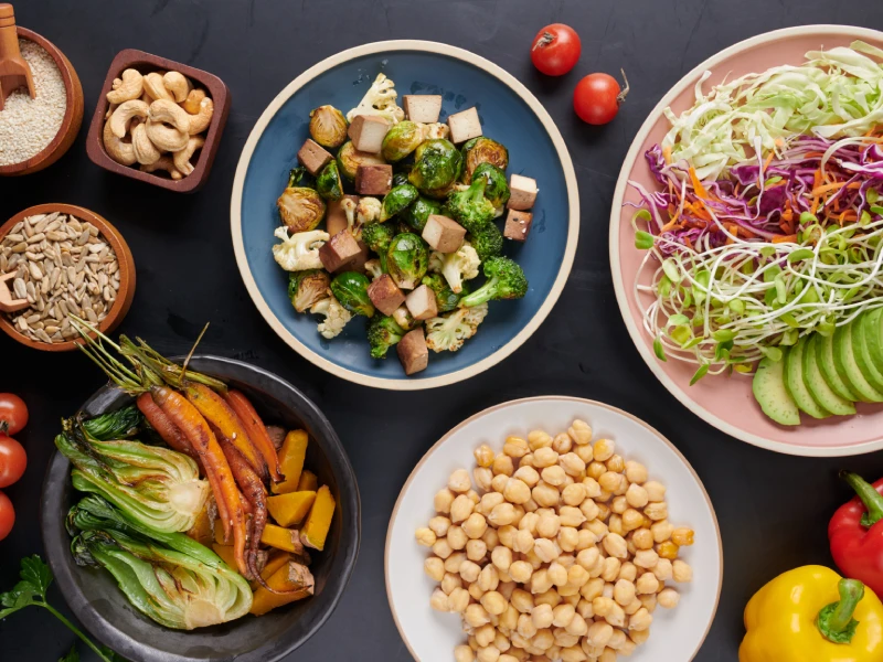 מזון טבעוני בריא יותר